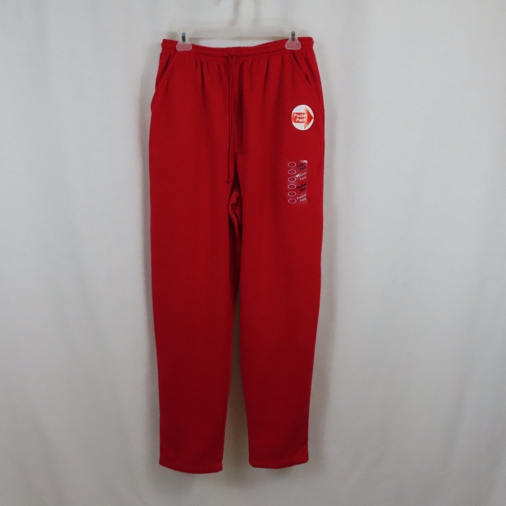 Jennifer Lauren Red Jogging Jumpsuit Pants Sz. L